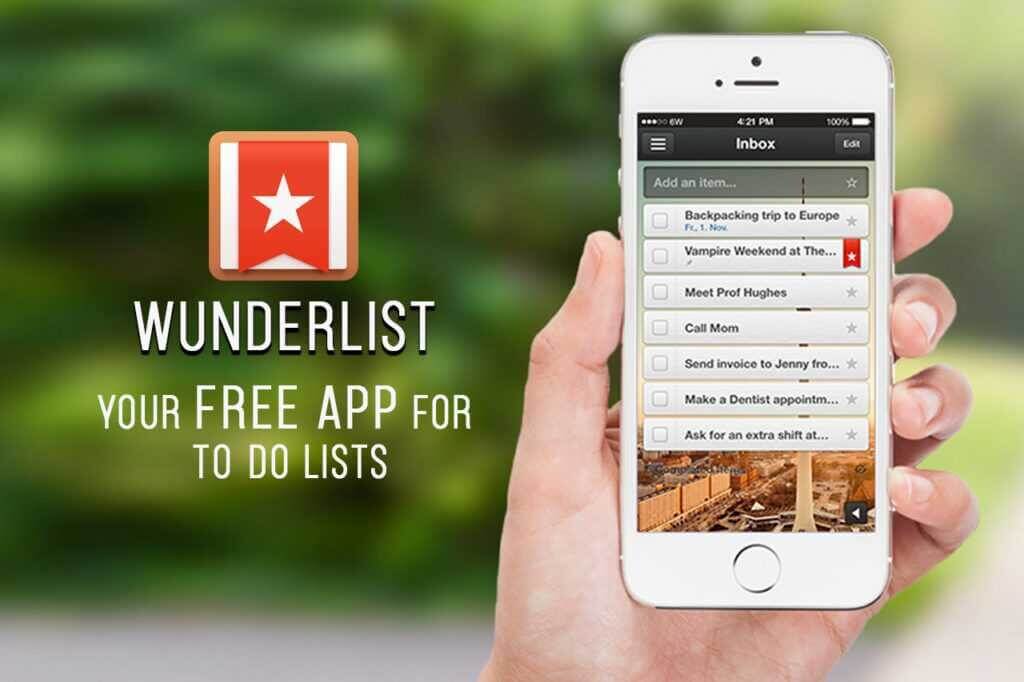 Wunderlist on Windows Phone