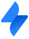 jira service management logo icon mark contained gradient blue