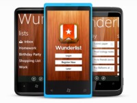 Wunderlist to-do list app displayed on an iPhone