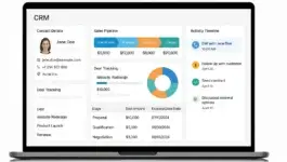 What is CRM software. CRM dashboard showing how free tools help manage deals, contacts, and sales pipelines.