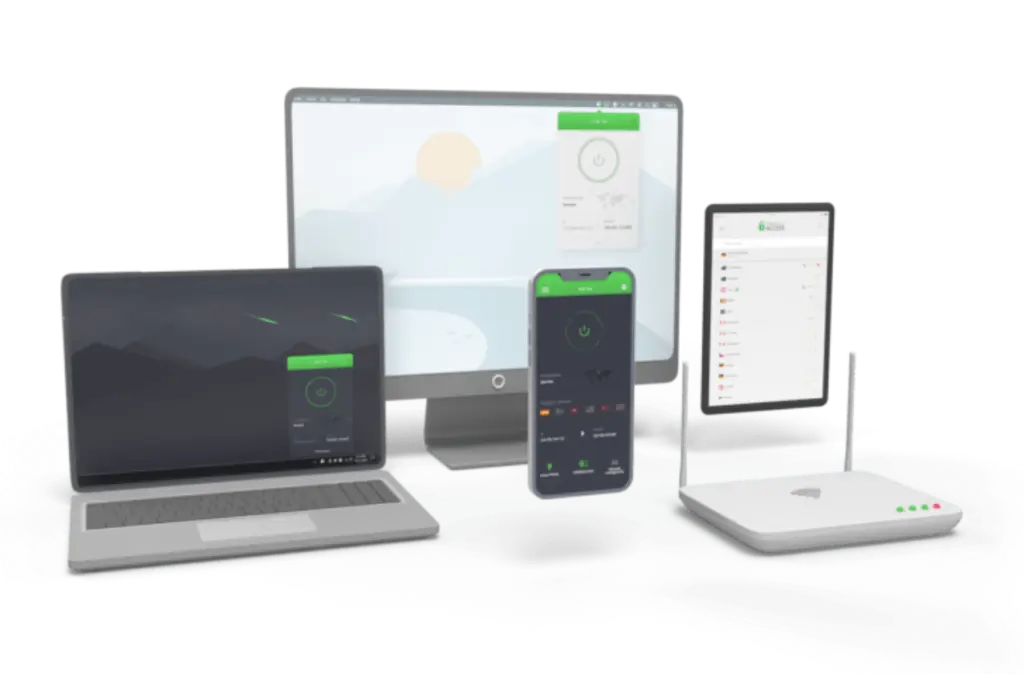 Private Internet Access (PIA) VPN apps available on desktop, mobile, and router devices