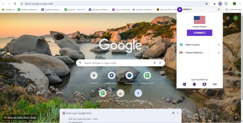 PureVPN Chrome extension (1)