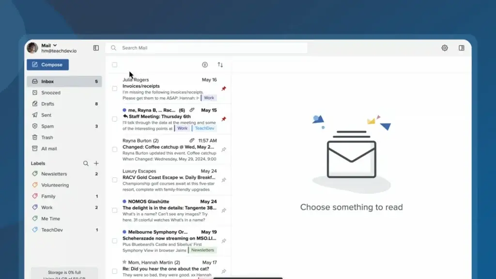 Fastmail Product