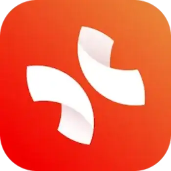 Xmind logo icon on orange gradient background