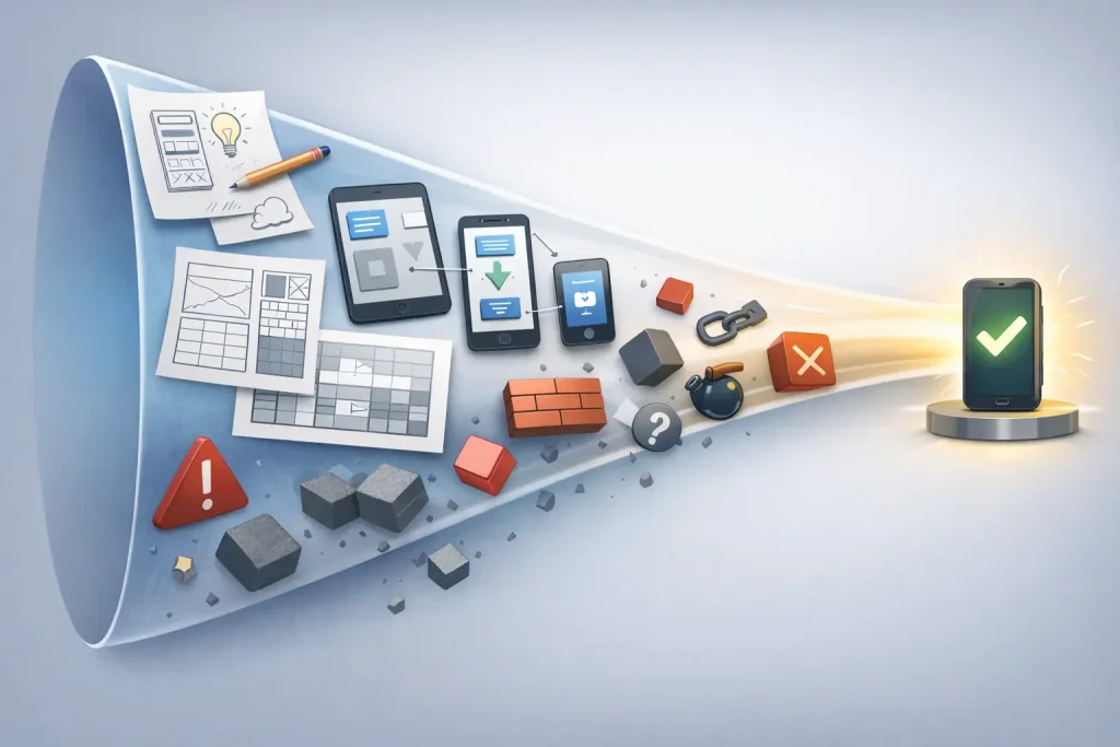 Prototyping process reducing product risk before development