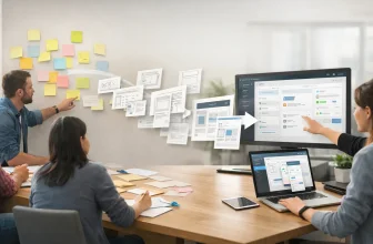 Ideation to prototype workflow from brainstorming to clickable UI