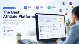 Affiliate platform comparison dashboard for SaaS, ecommerce, publishers, creators, tracking, and payouts