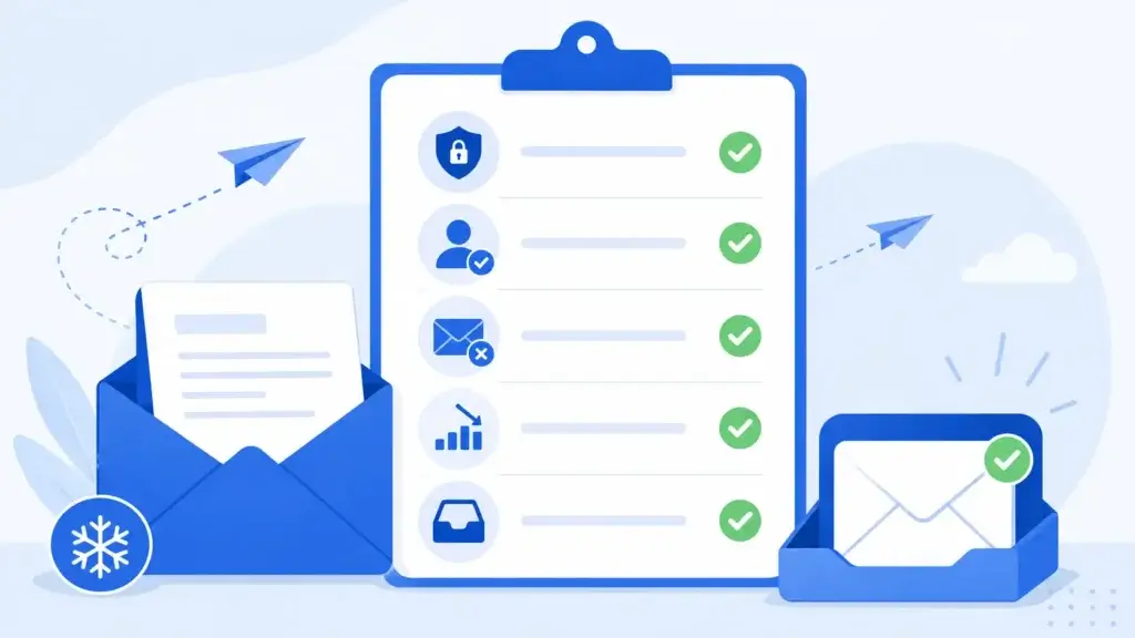 Cold email deliverability checklist for startup outbound teams