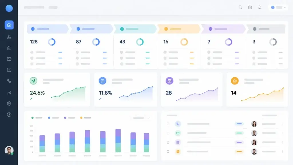 CRM pipeline tracking for outbound sales metrics