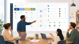 Small team connecting a CRM sales pipeline management with operations tasks and delivery workflows