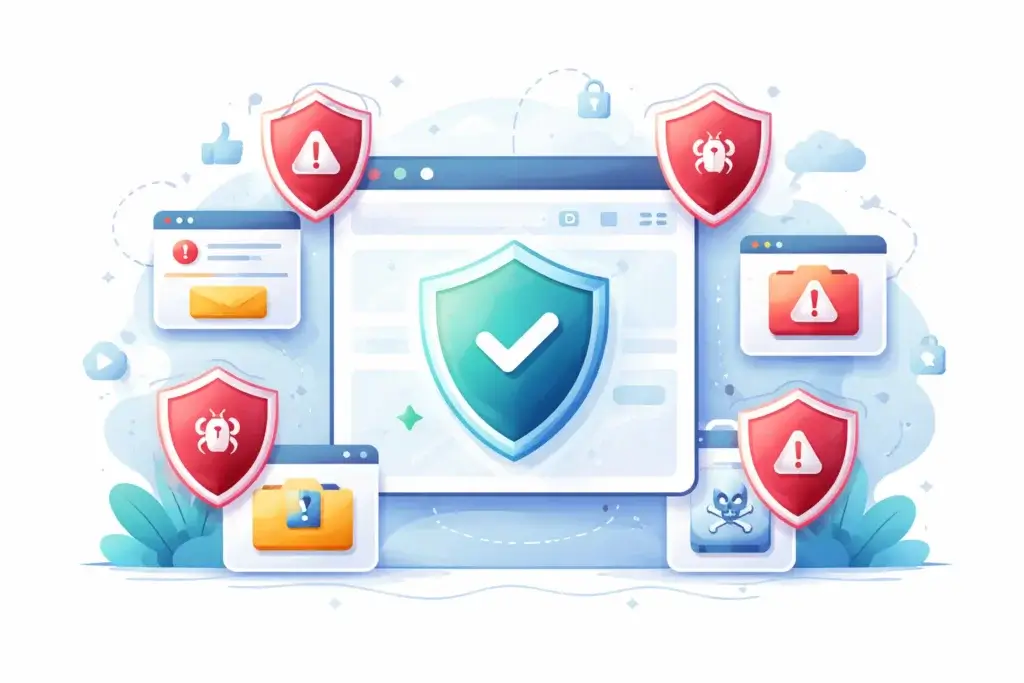 secure browser protected against phishing and malicious websites