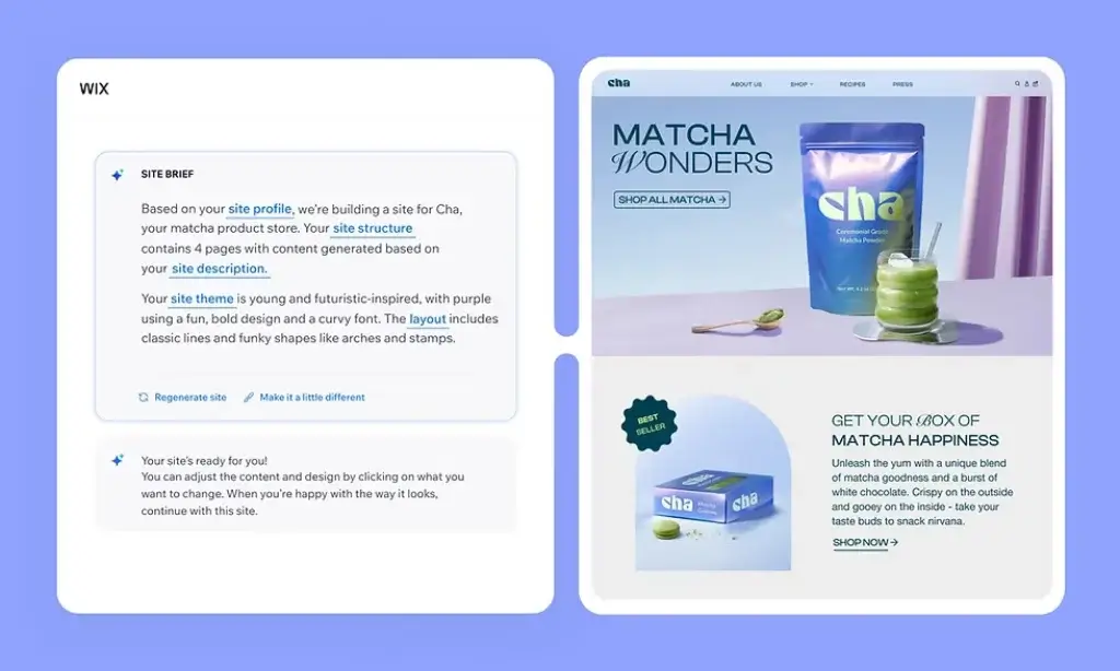 Wix helps you manage website visuals from one place, which is useful when updating galleries, product images, or blog assets.