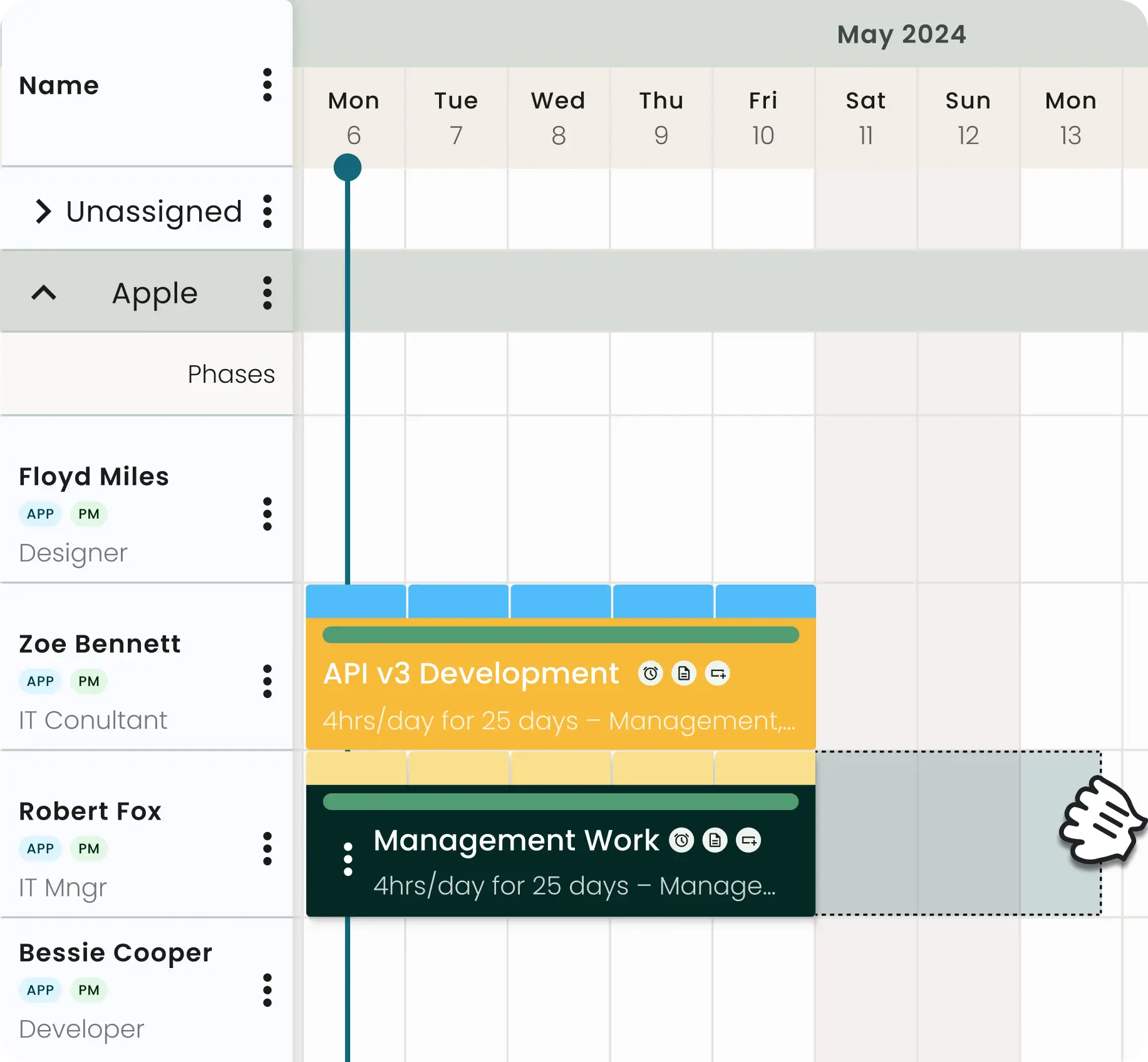 miliet-Hub Planner_Resource Management
