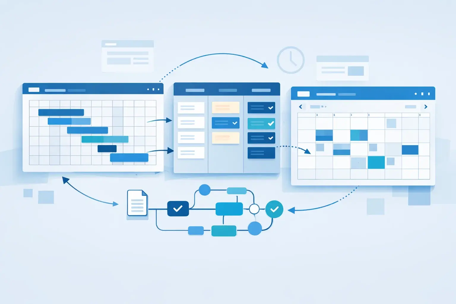 project plan template and timeline visualization across tools