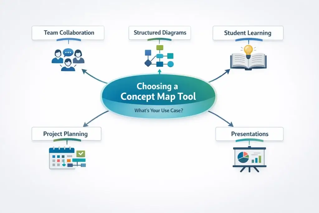 How to choose the best concept map tool based on use case and team needs