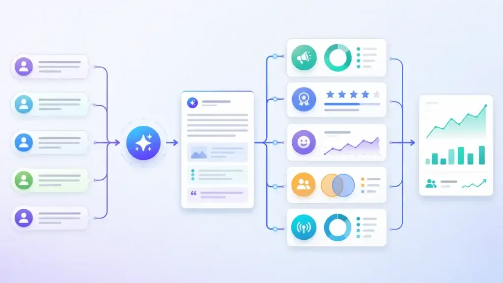 AEO metrics workflow for measuring brand visibility in AI search