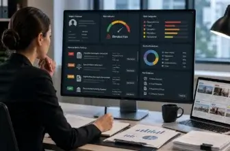 Compliance analyst reviewing adverse media screening alerts