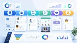 Applicant tracking system pipeline from application to hire