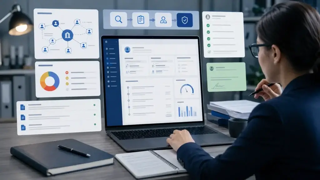 Evidence-backed due diligence report review