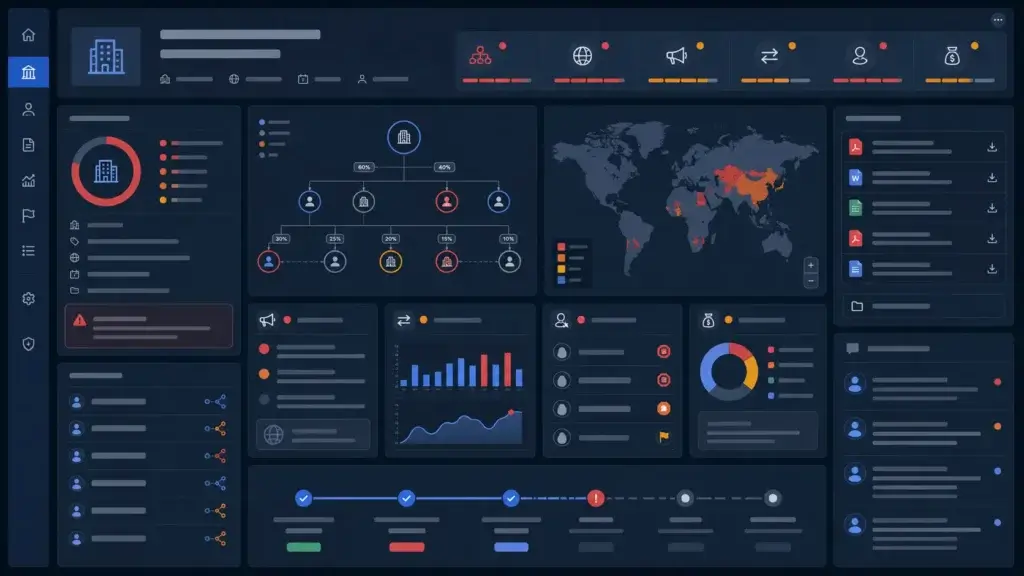High-risk due diligence triggers dashboard