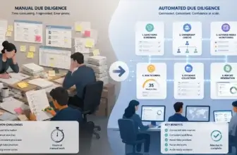 Automated due diligence workflow replacing spreadsheets and manual research