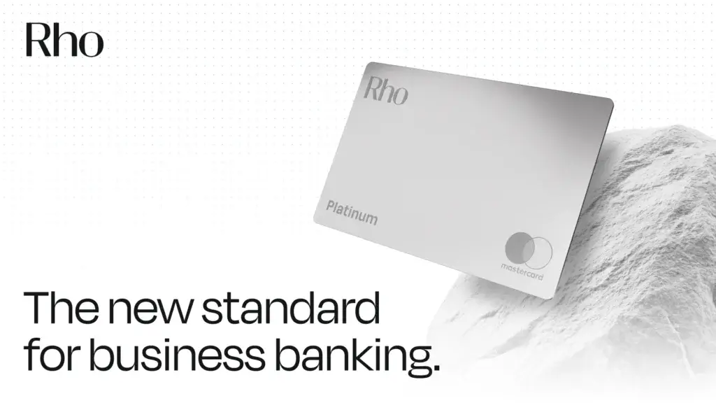 Rho platinum corporate card for business banking