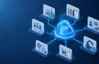 Best ERP Software - Enterprise resource planning system connecting finance, HR, inventory, sales, manufacturing, and procurement through one central data hub