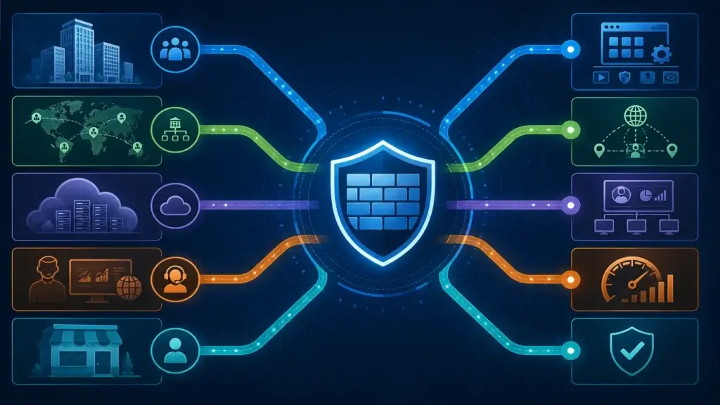 ecision map for choosing a next-generation firewall by use case