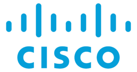 Cisco logo in blue on a transparent background
