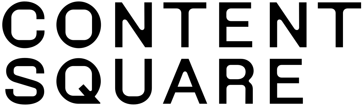 Contentsquare wordmark in black on a transparent background
