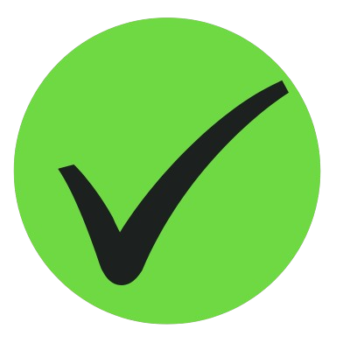 Go4Database green checkmark icon