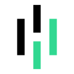 Heap icon with two green vertical bars