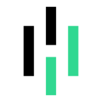 Heap icon with two green vertical bars