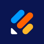 Jotform multicolor icon on a dark blue background