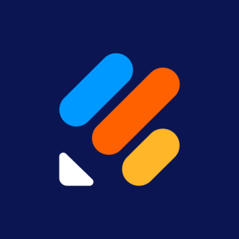 Jotform multicolor icon on a dark blue background