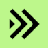 Sysdig Secure black arrow icon on a light green background